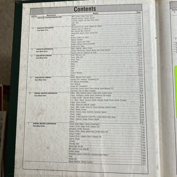 Vtg Chiltons Labor Guide Manual 1979 to 1997 Professional Technicians Edition - Picture 4 of 9